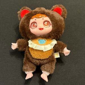 CIRCE Sweetheart Tea Party Series Brown Bear Plush Pendant Doll
